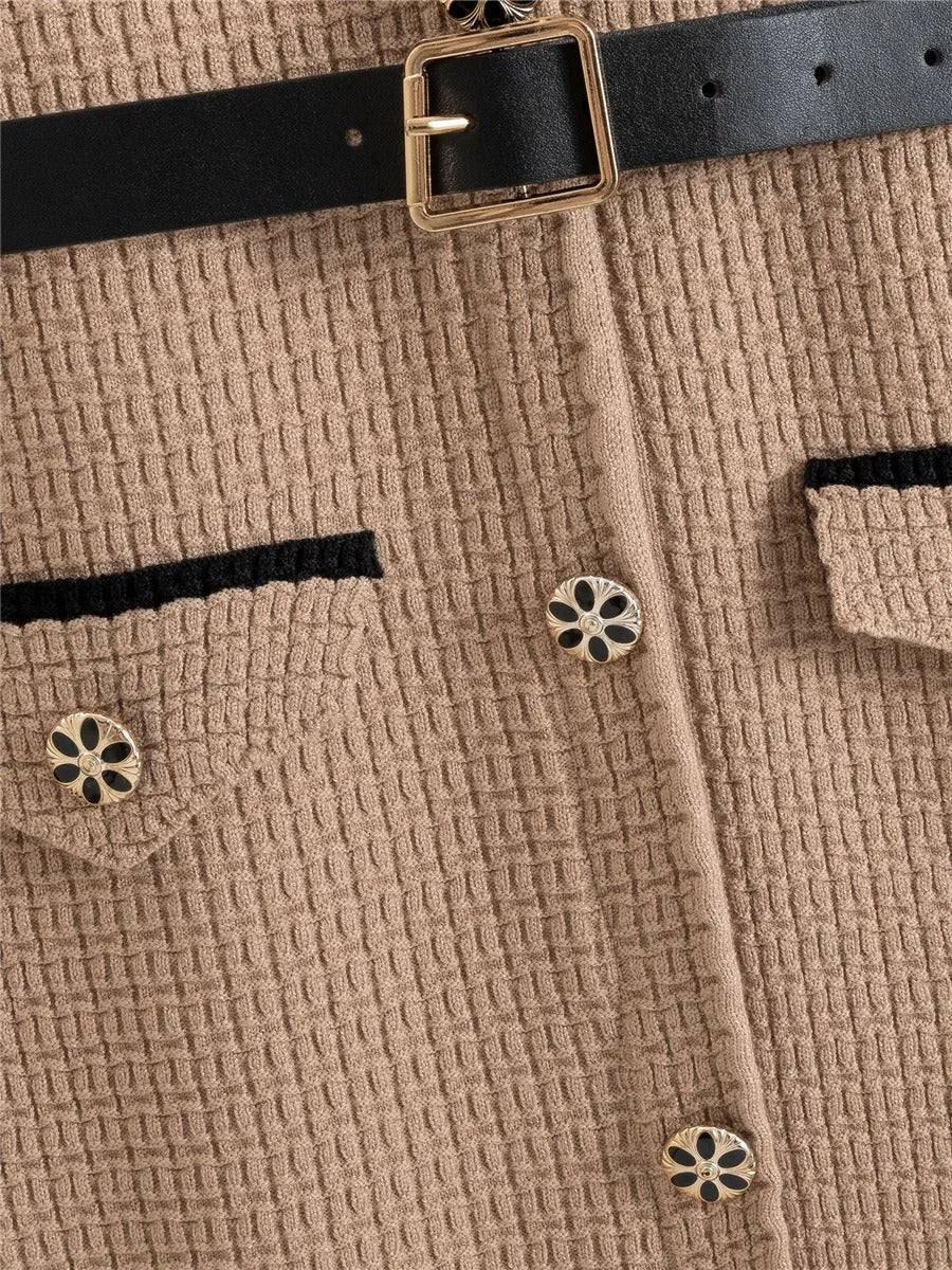 Oksana - Robe en Laine Sophistiquée