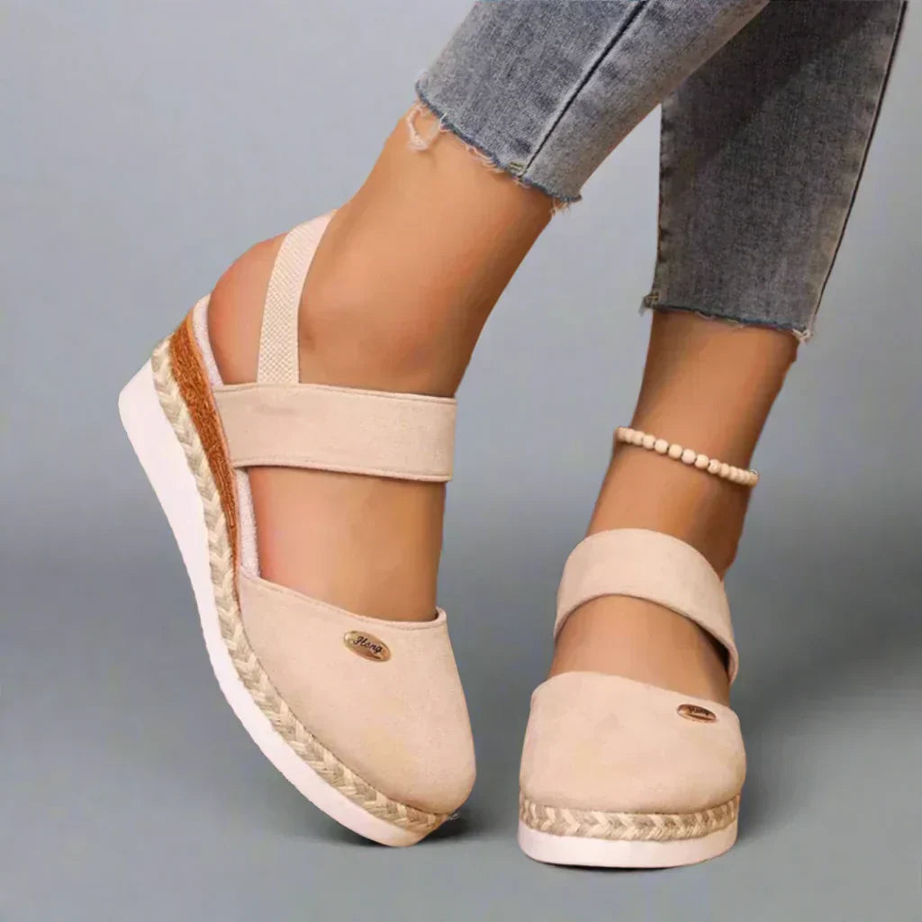 Dalina - Ortopædiske Espadriller med Platform