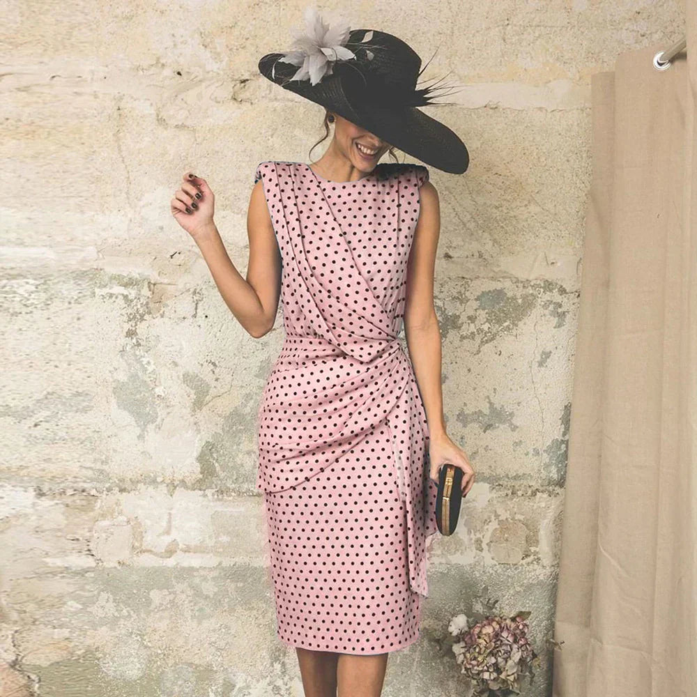 Carlota - Robe Midi Rétro Chic de Qualité Supérieure