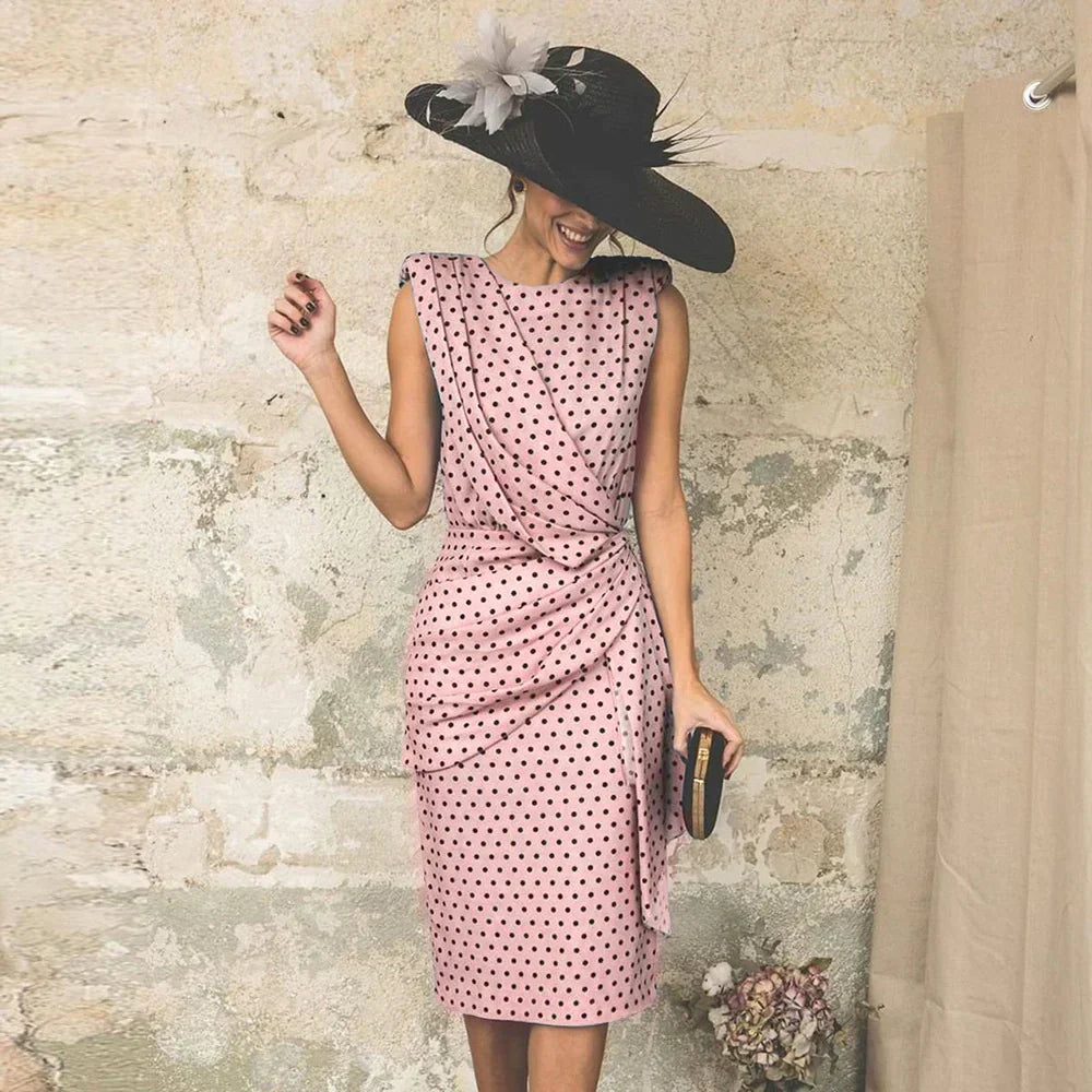 Carlota - Robe Midi Rétro Chic de Qualité Supérieure