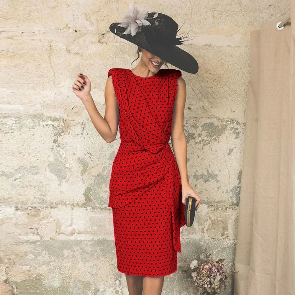Carlota - Robe Midi Rétro Chic de Qualité Supérieure
