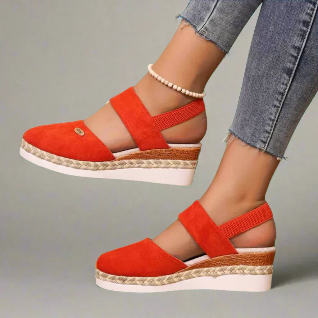 Dalina - Ortopædiske Espadriller med Platform