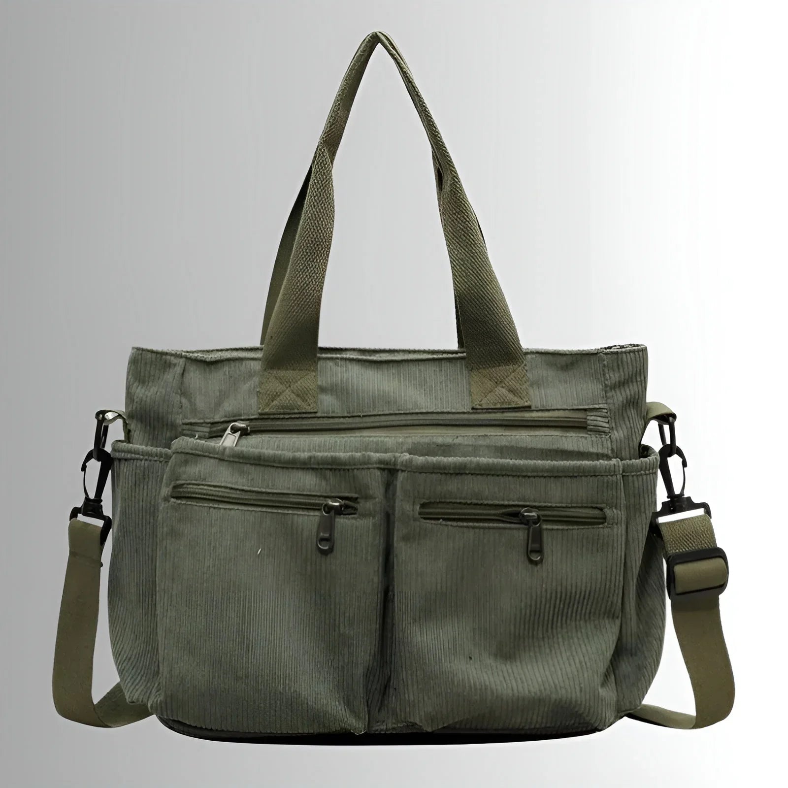 Lisbet - Rummelig Tote Taske i Fløjl