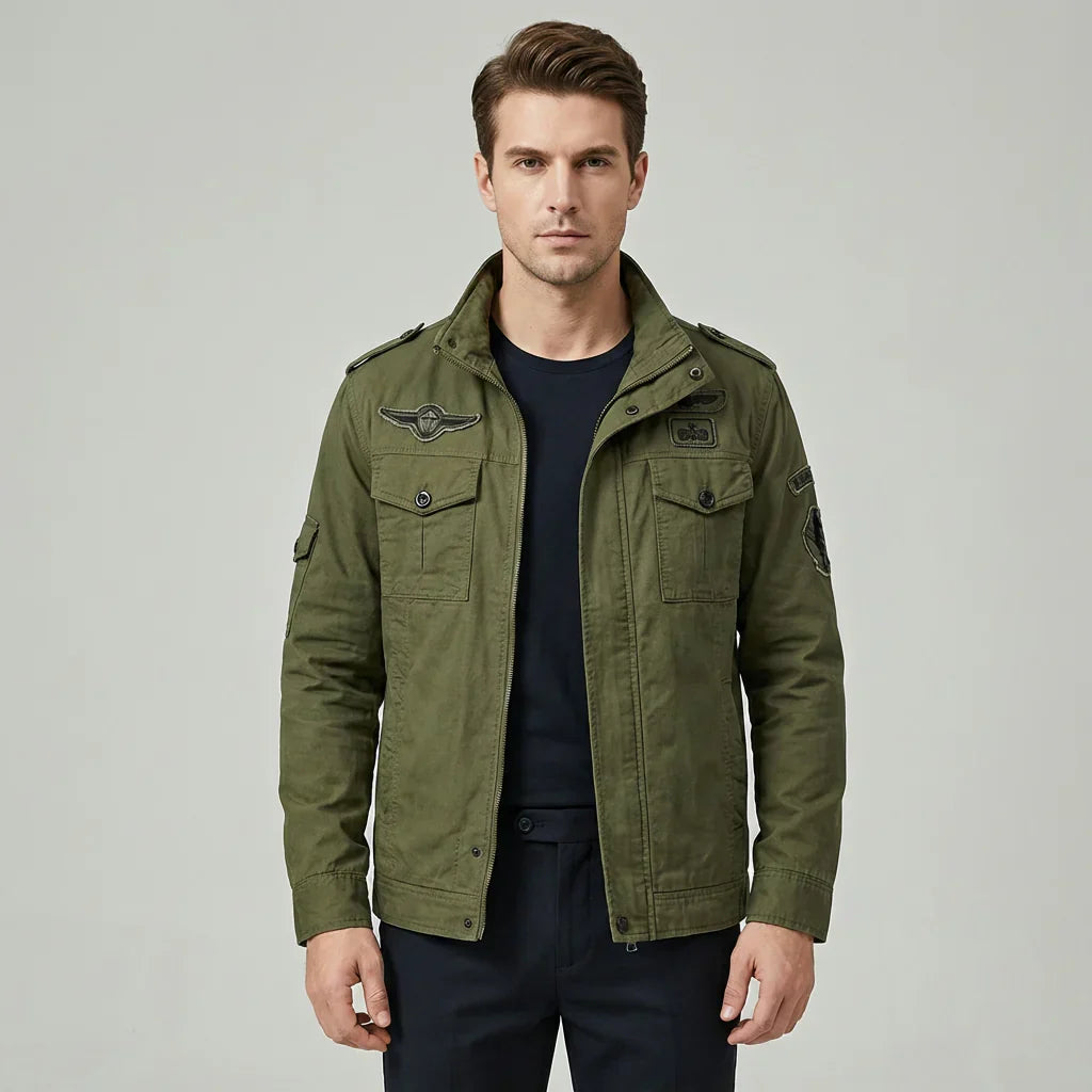 Cyrill - Veste Militaire Premium en Fibres Naturelles