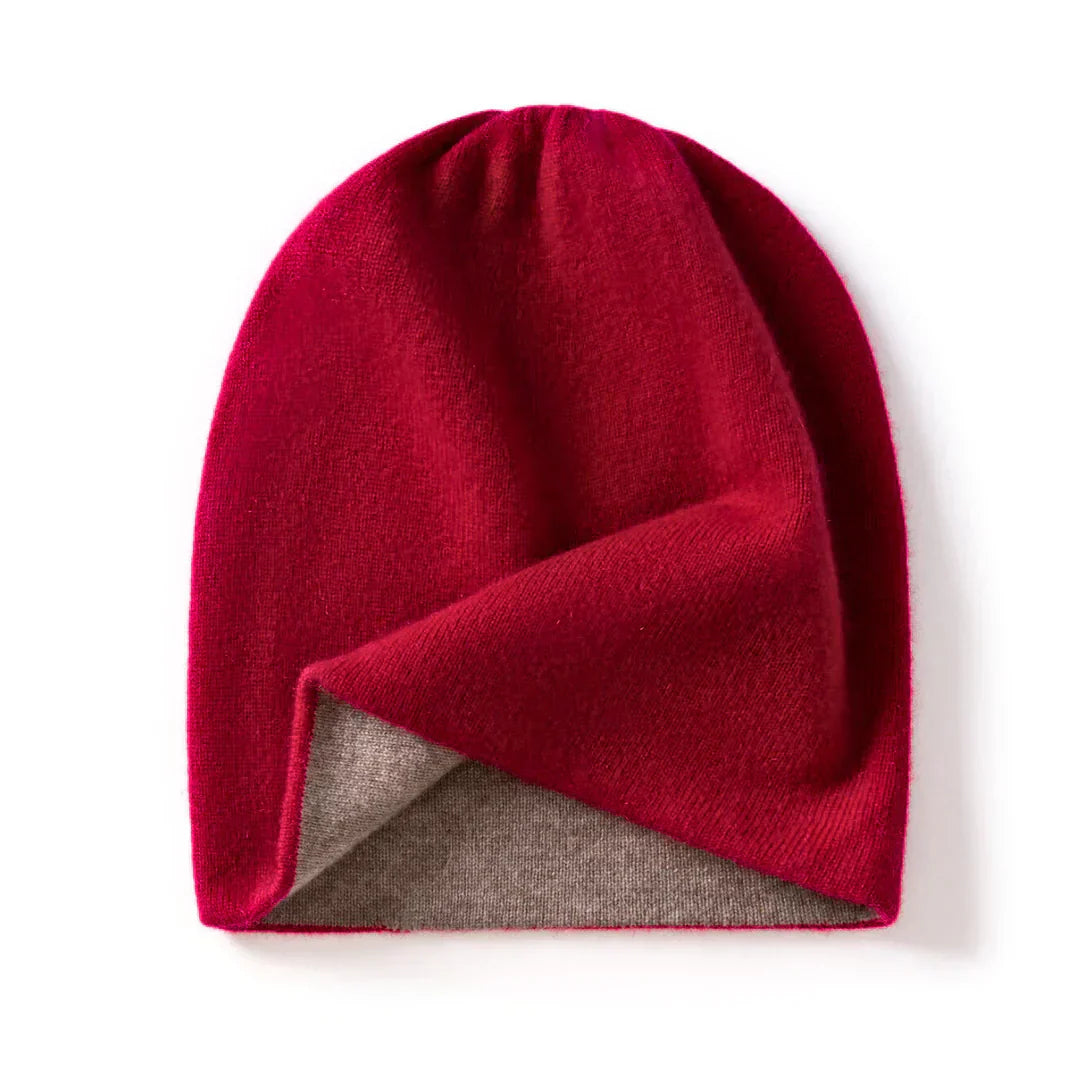 Payne - Bonnet en Cachemire Réversible Ultra Doux