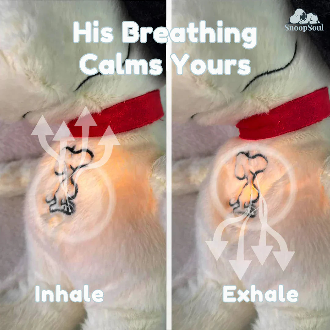 Snoopy® - Peluche Respiration Apaisante