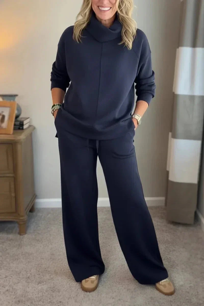Petia - Ensemble Complet Pull et Pantalon Décontracté