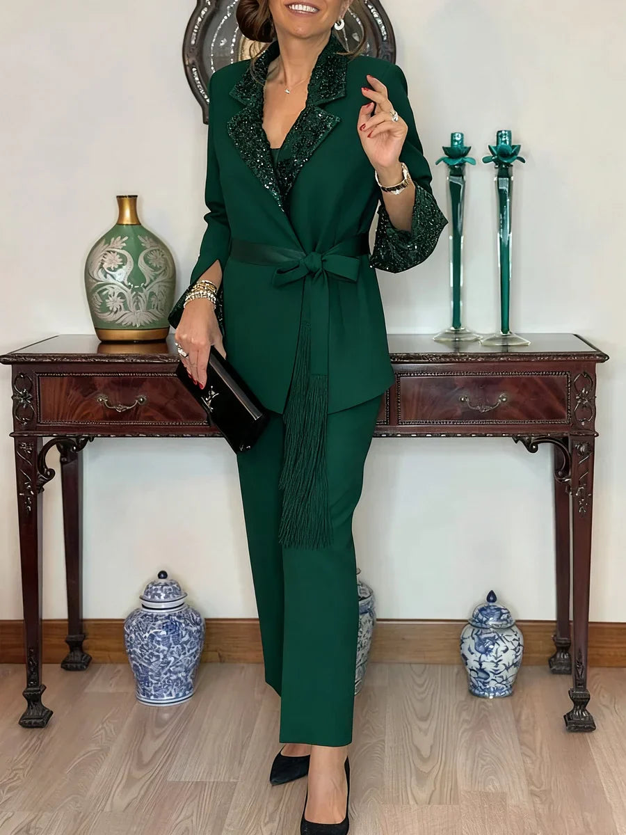 Daniela - Women's Evening Jacket & Pants Set