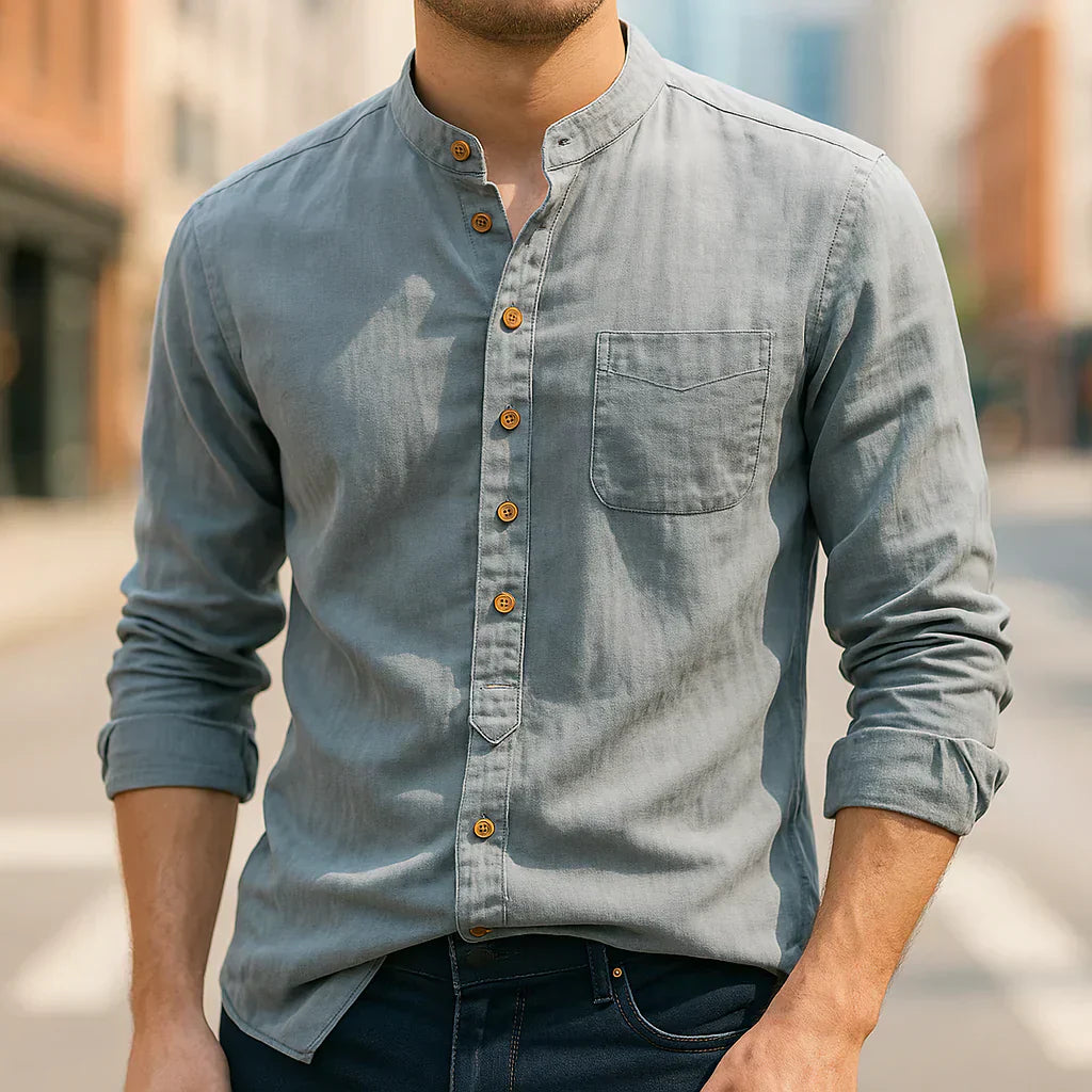 Gorgel - Japansk Skjorte i Hør og Bomuld