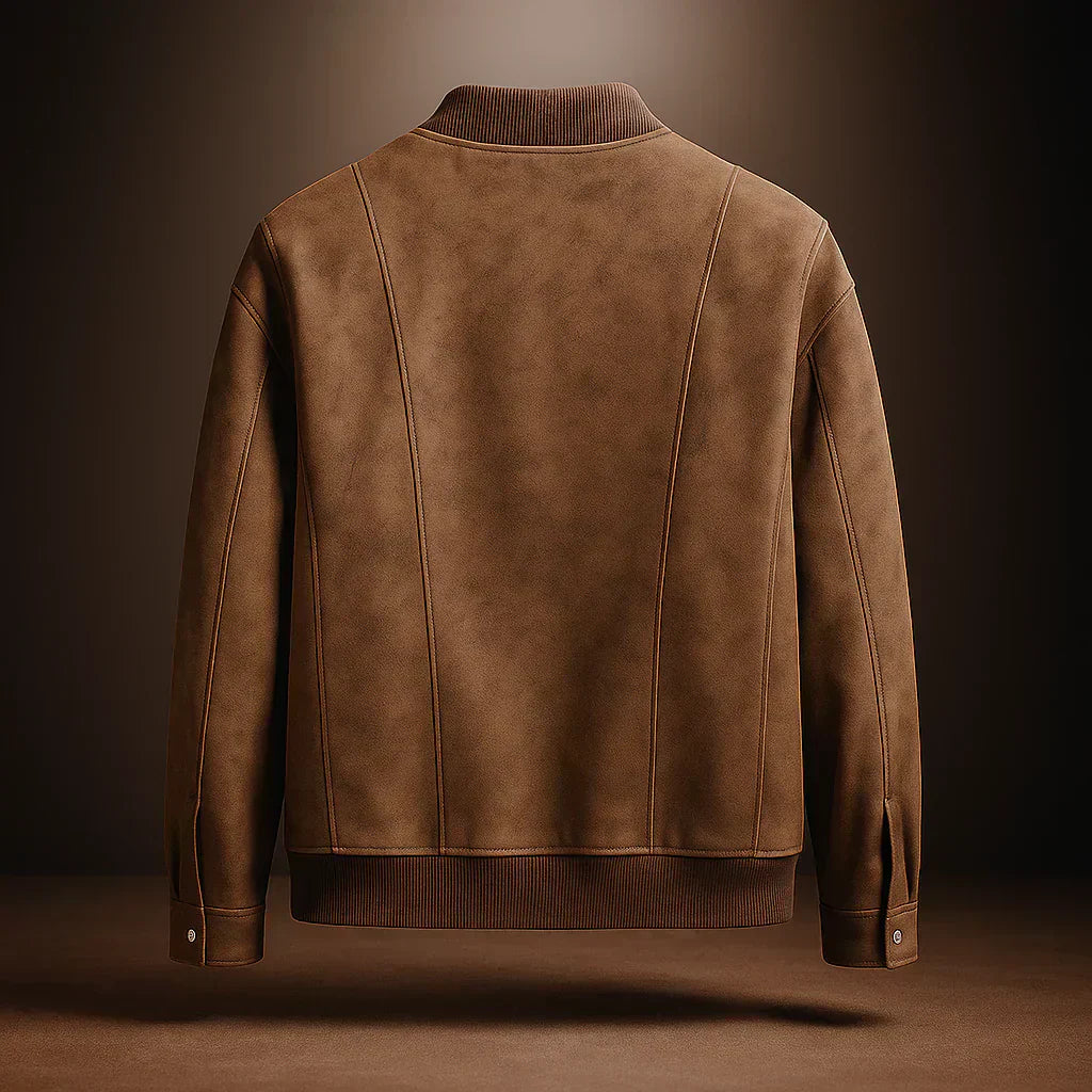Rawino - Prémiová Semišová Bomber Bunda