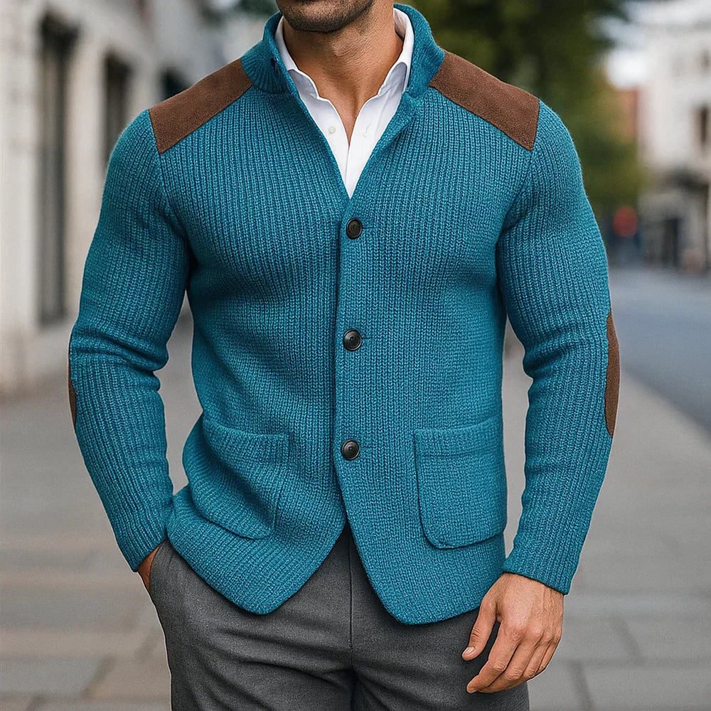 Antone - Élégant Gilet en Maille Texturée