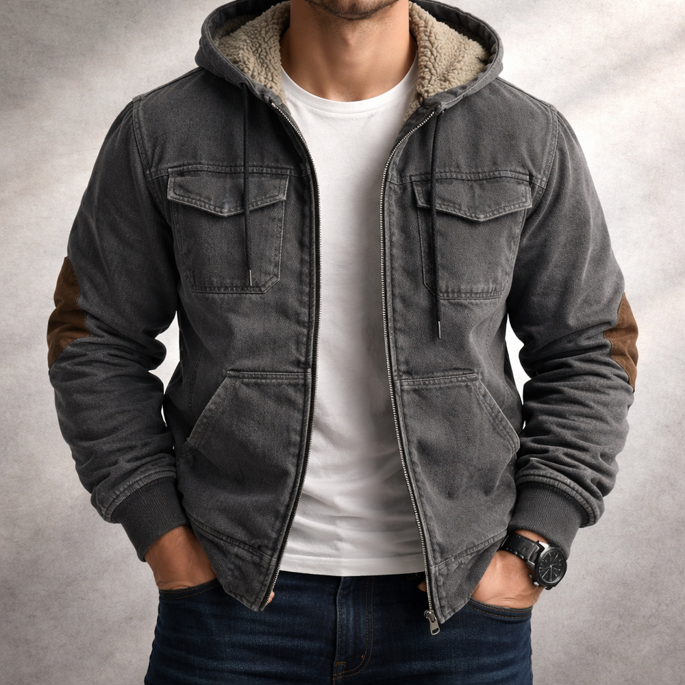 Gishto - Reliable Cargo Style Fleece Jacket