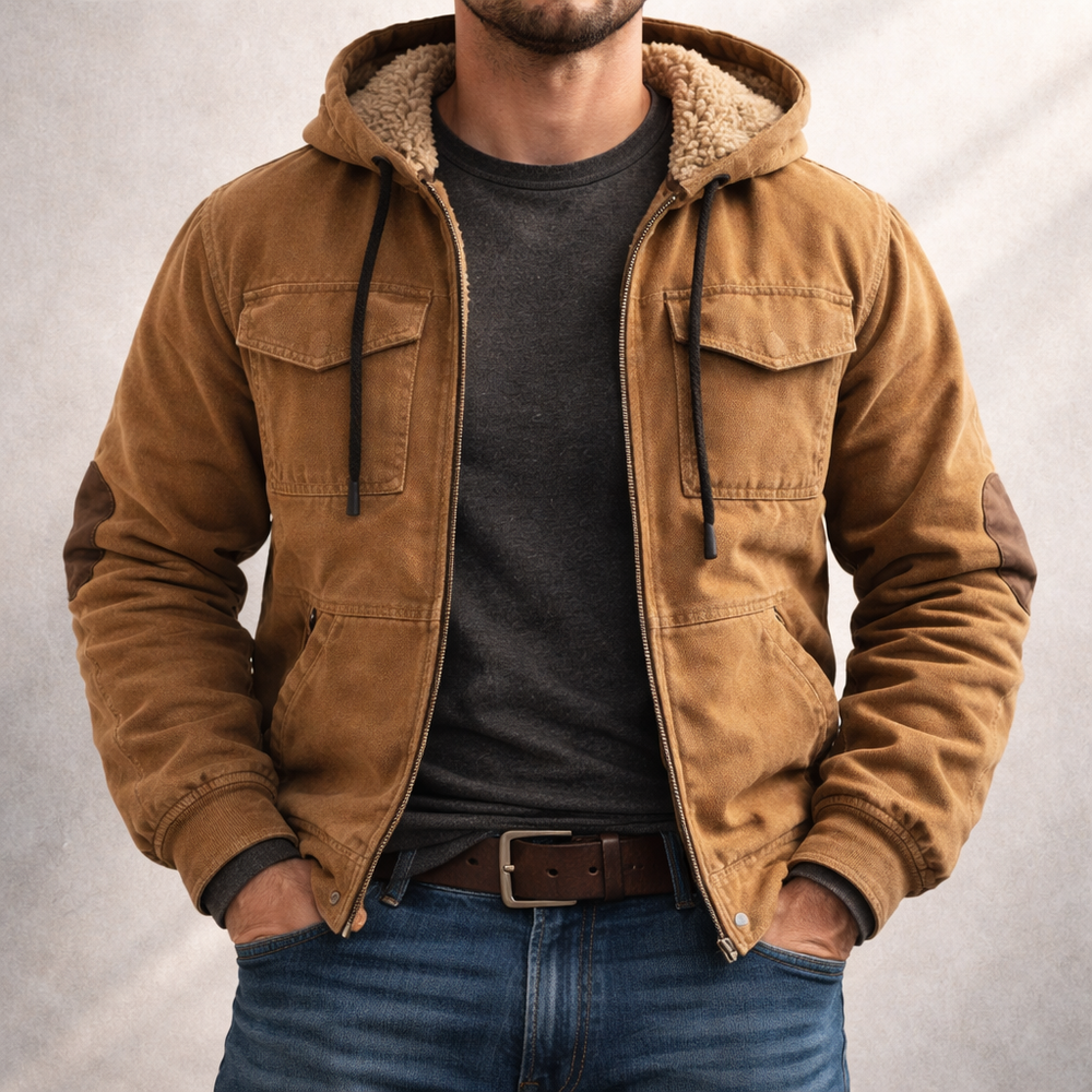 Gishto - Reliable Cargo Style Fleece Jacket