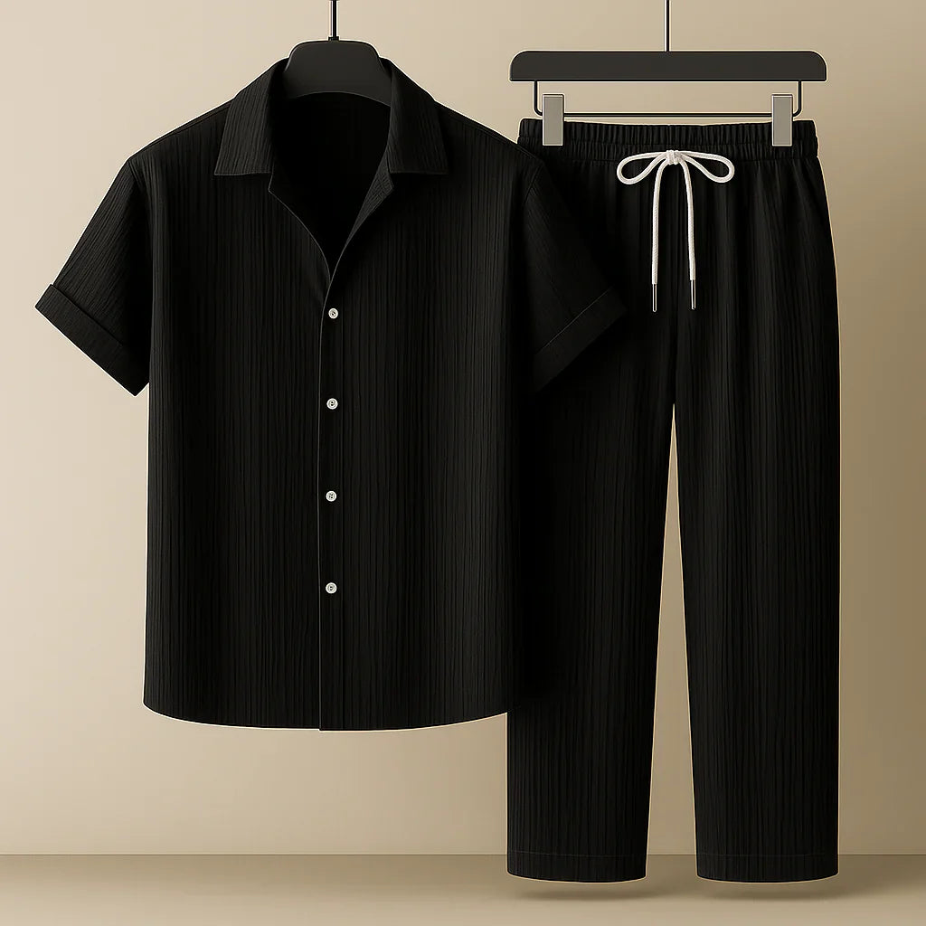 Isaac - Prémiová Ľanová Košeľa a Nohavicová Súprava