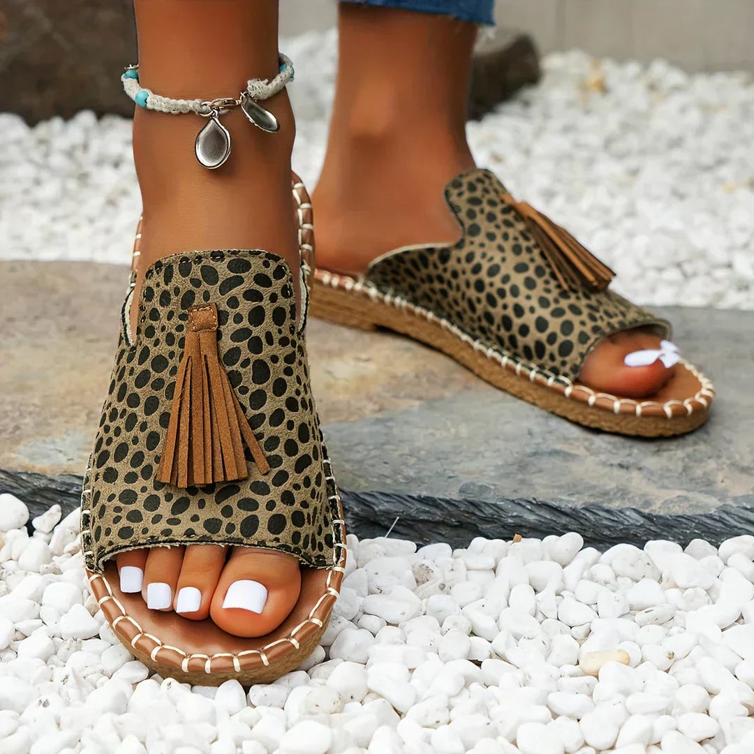 Bettina - Komfortable Sandaler i Bohemestil