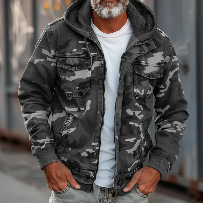 Gilbert - Military Style Hooded Jacket