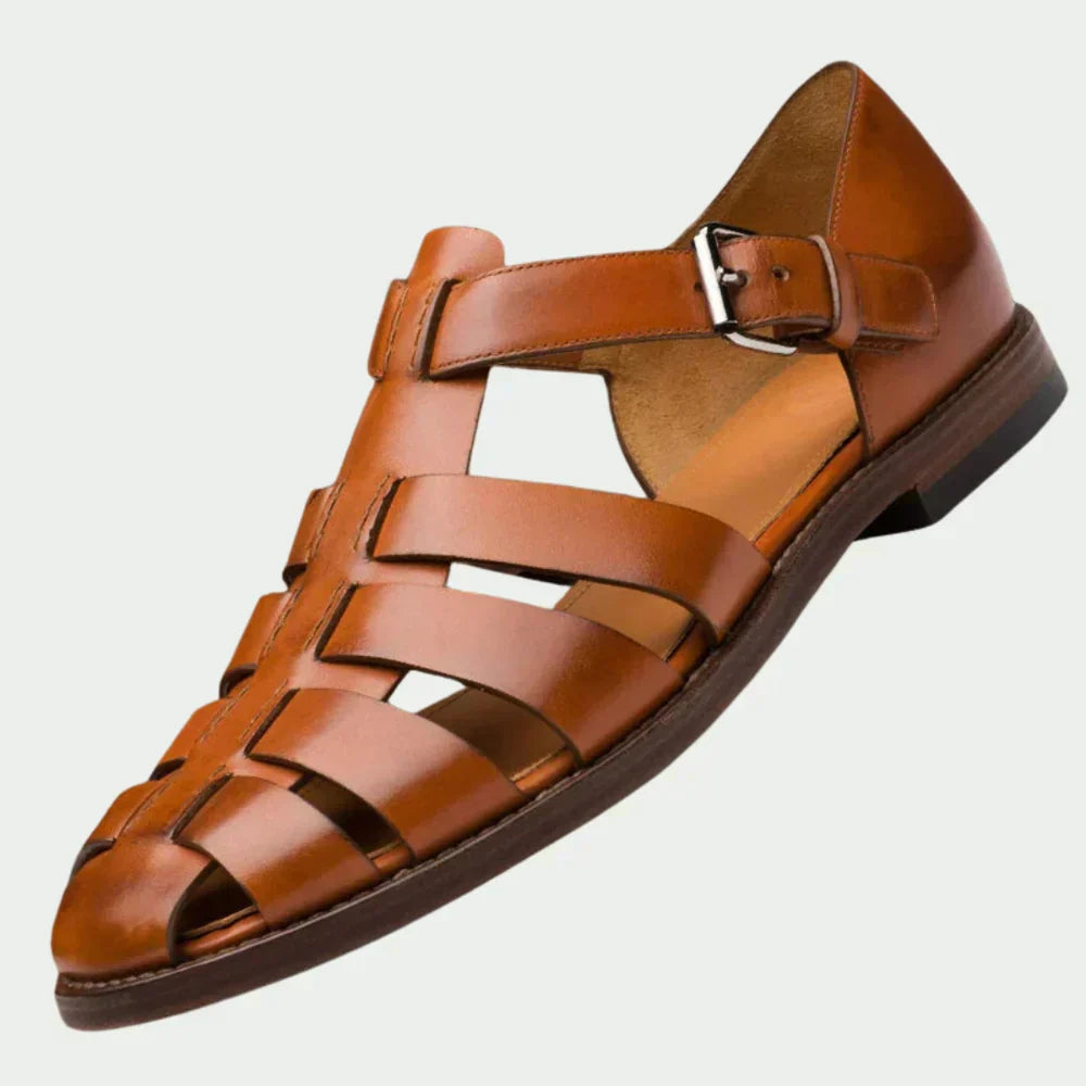 Gabino - Sandalias Elegantes de Cuero Genuino