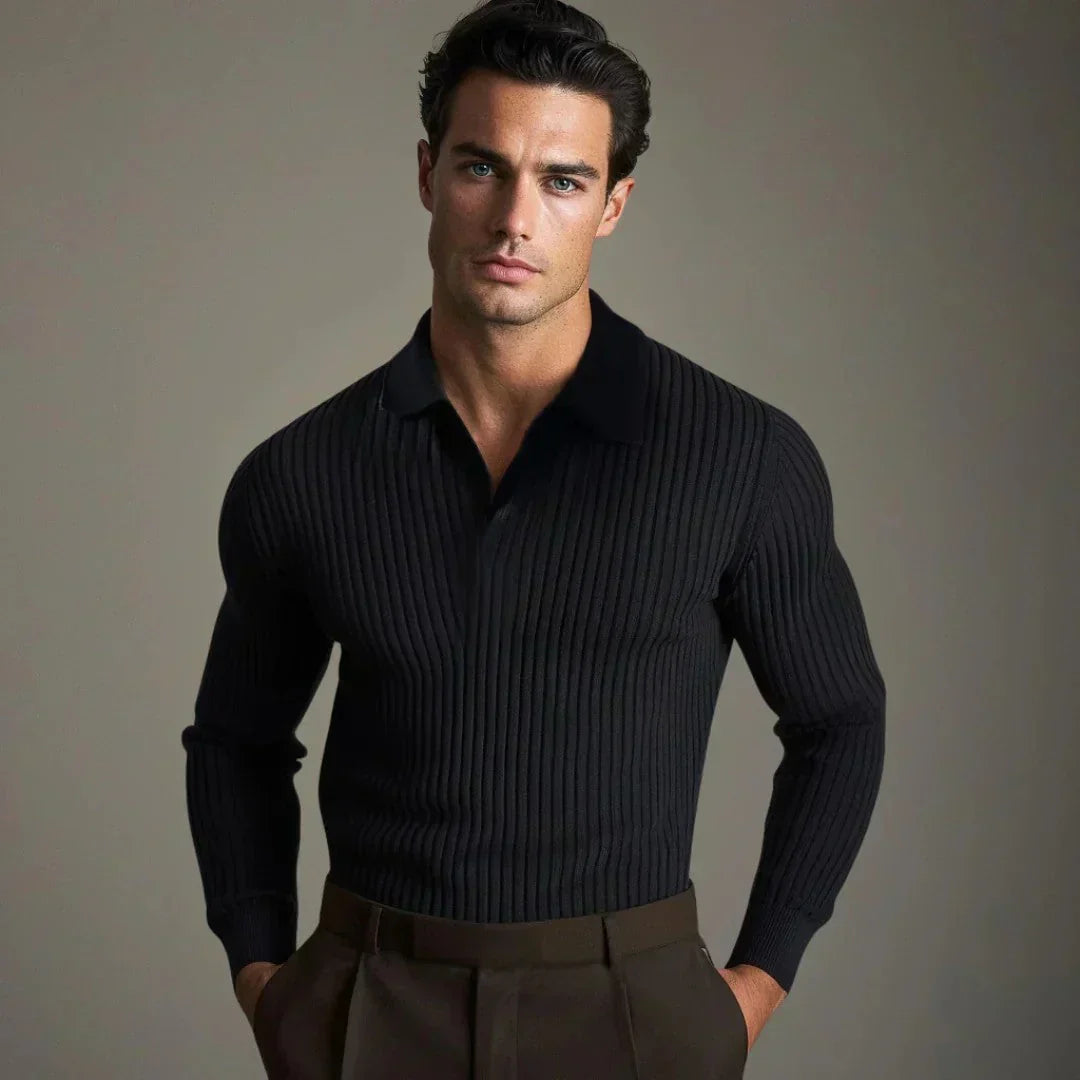 Tristan - Pull Col V Élégance Masculine