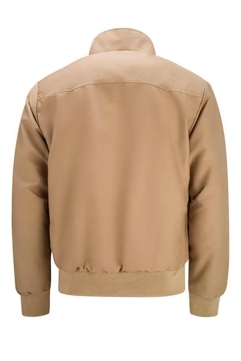 Kelvin - Chaqueta Chic Informal con Forro a Cuadros