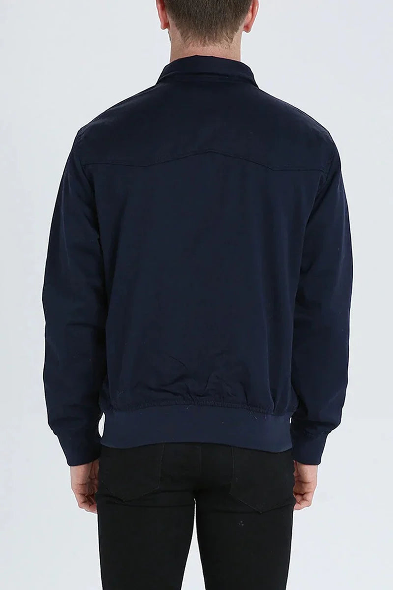 Kelvin - Chaqueta Chic Informal con Forro a Cuadros