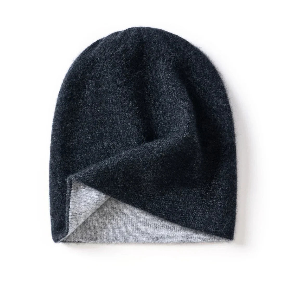 Payne - Bonnet en Cachemire Réversible Ultra Doux