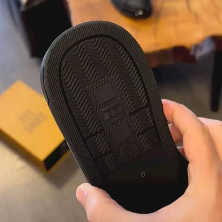 Cédric - Baskets Noires Élégantes Homme