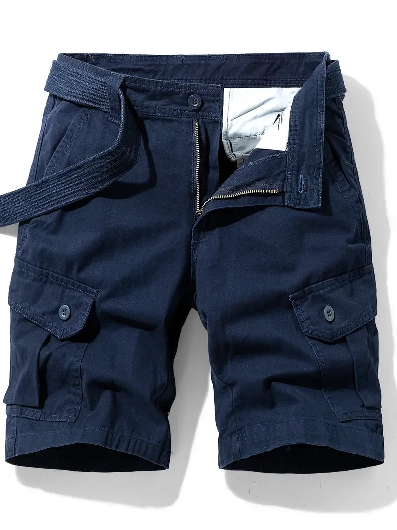 Marceau - Elegante Pocket Shorts med Bælte