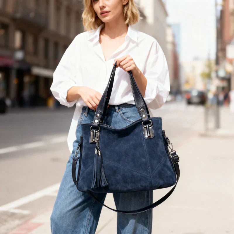 Djulia - Sac à Main en Daim Artisanal