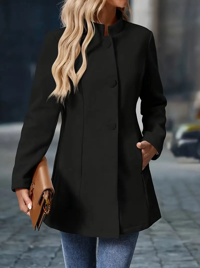 Priscilla - Elegant Blazer Style Long Jacket