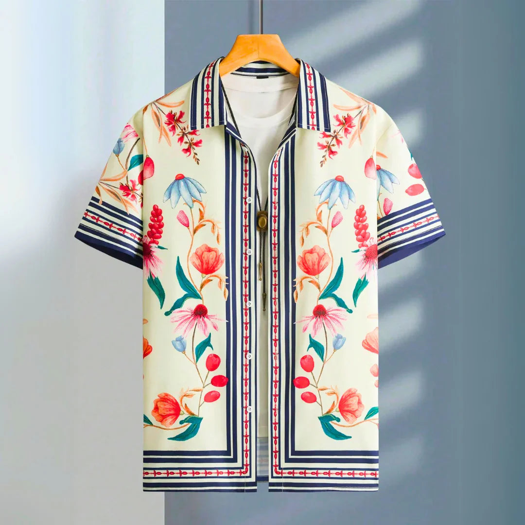 Reece - Luksuriøs Botanisk Design Skjorte