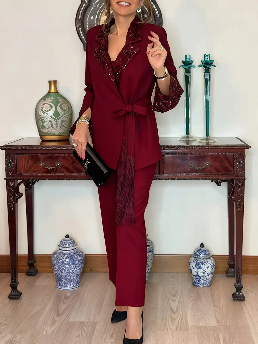 Daniela - Women's Evening Jacket & Pants Set