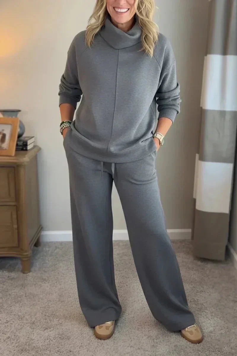 Petia - Ensemble Complet Pull et Pantalon Décontracté