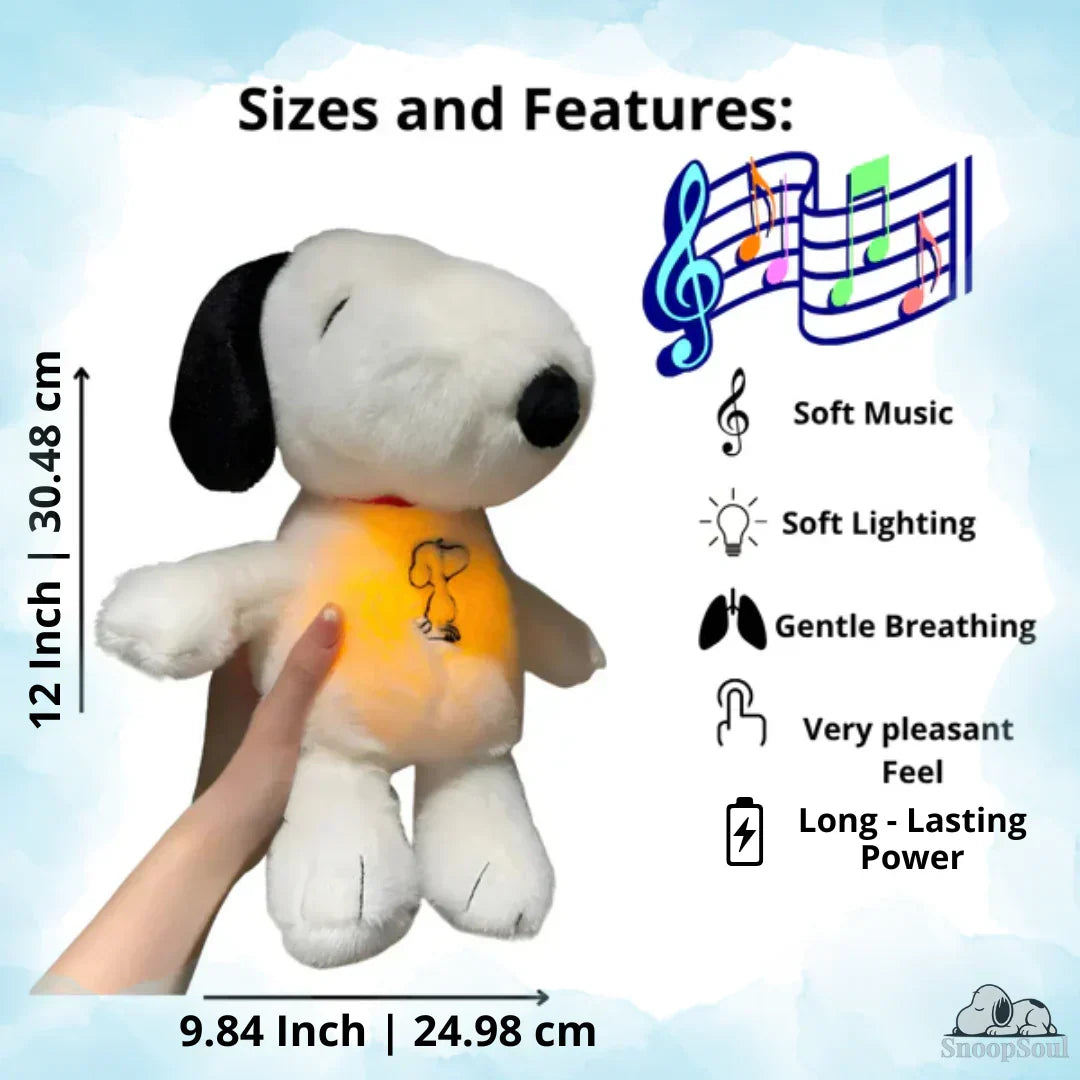 Snoopy® - Peluche Respiration Apaisante