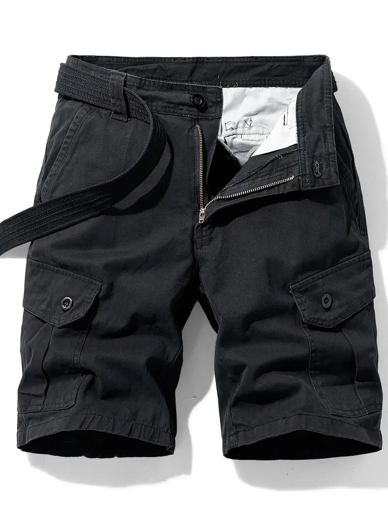 Marceau - Elegante Pocket Shorts med Bælte