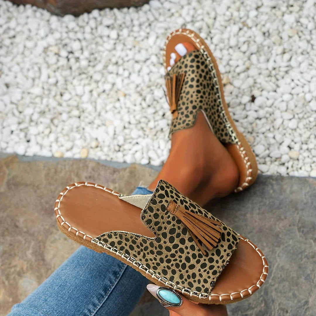 Bettina - Komfortable Sandaler i Bohemestil