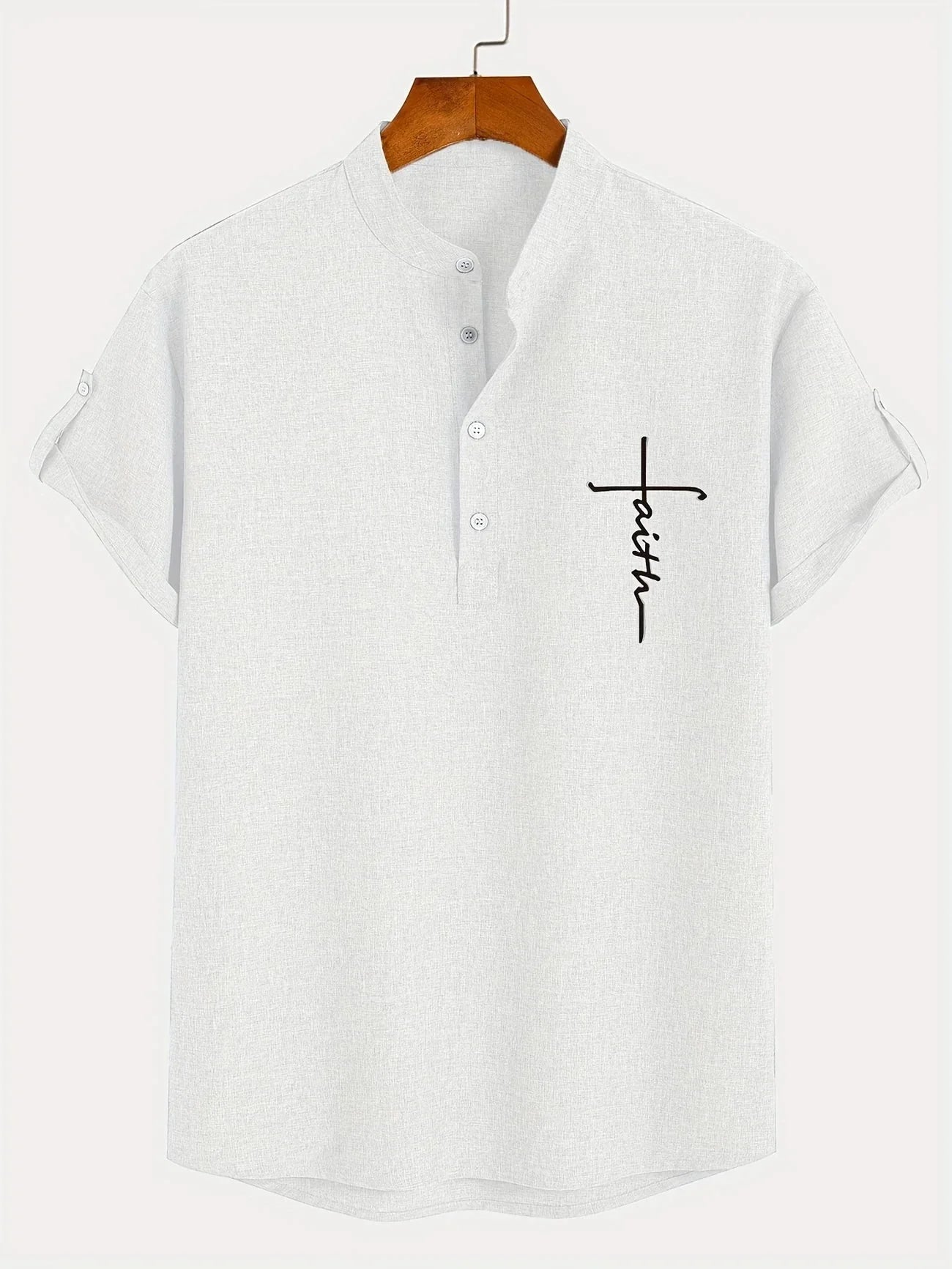 Cristiano - Camisa de Manga Corta "Faith" para Hombre