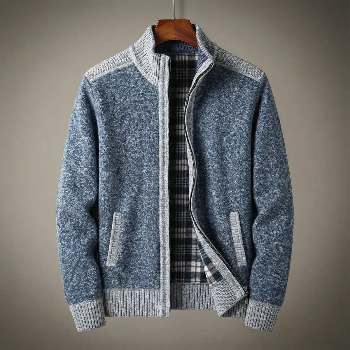 Timothé - Gilet Zippé en Maille d'Exception