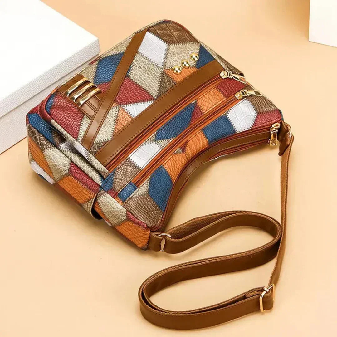 Allegra - Bolso Bandolera Elegante de Cuero Hecho a Mano