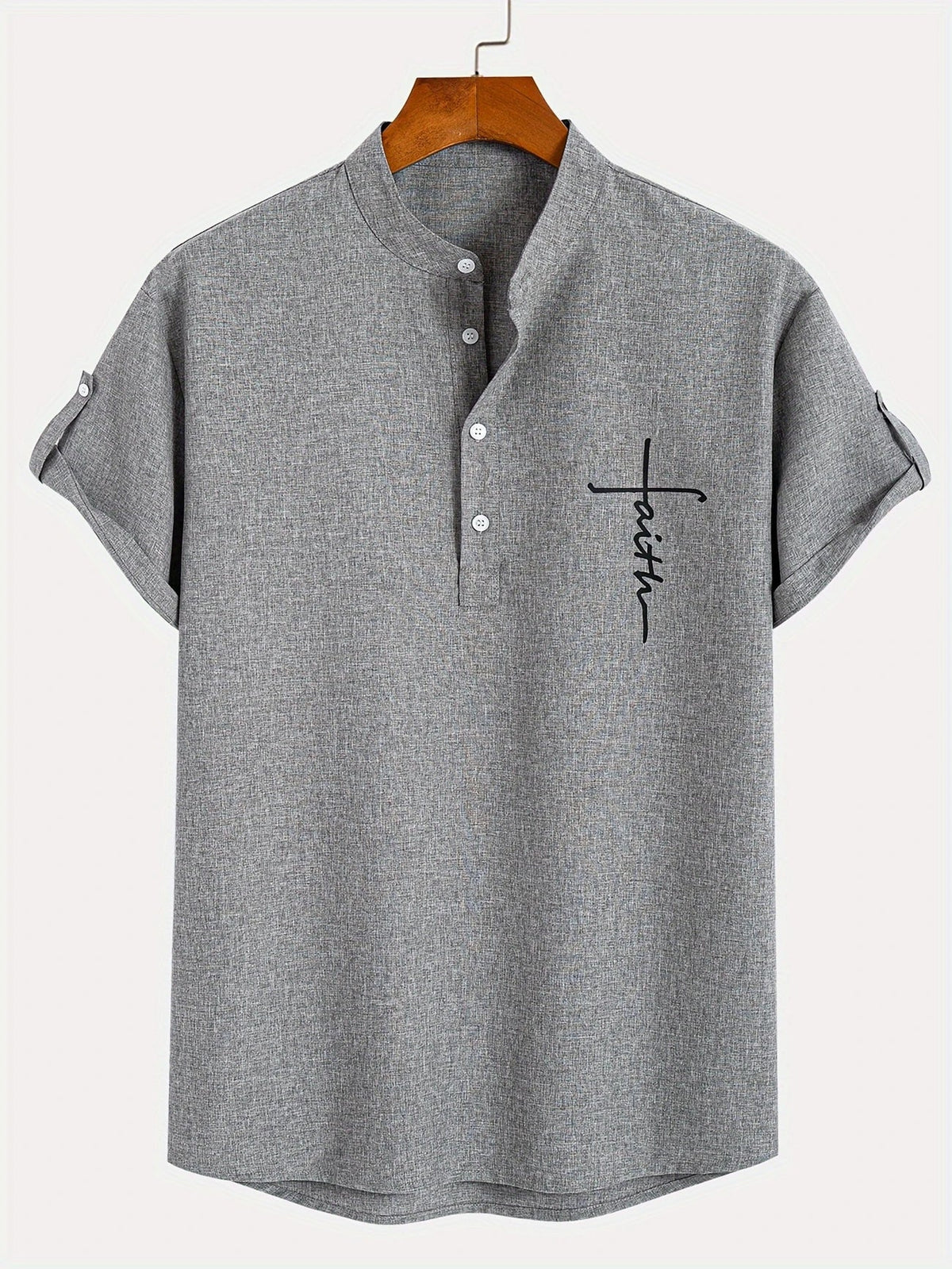 Cristiano - Camisa de Manga Corta "Faith" para Hombre