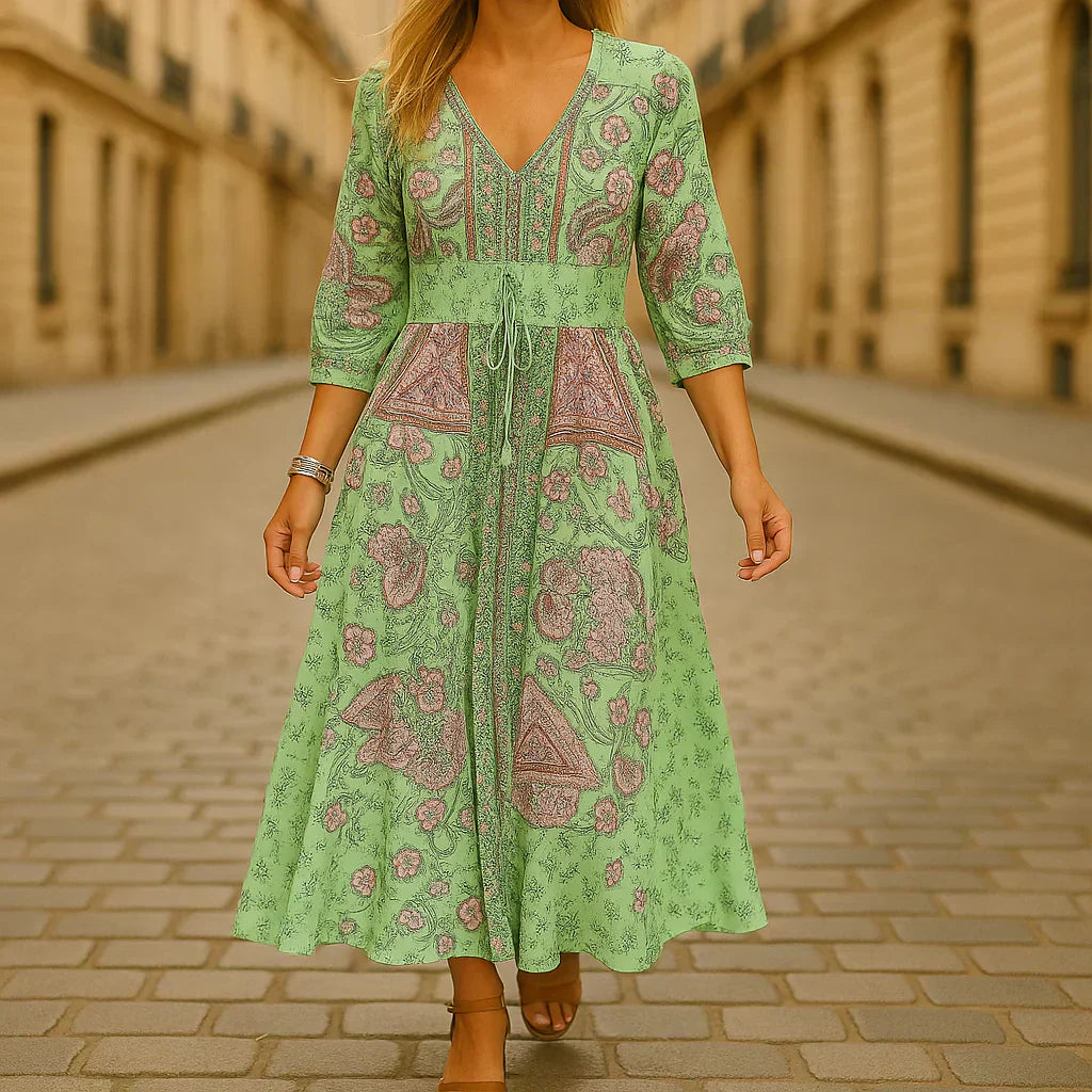 Marion - Ľahké Boho Chic Prémiové Šaty