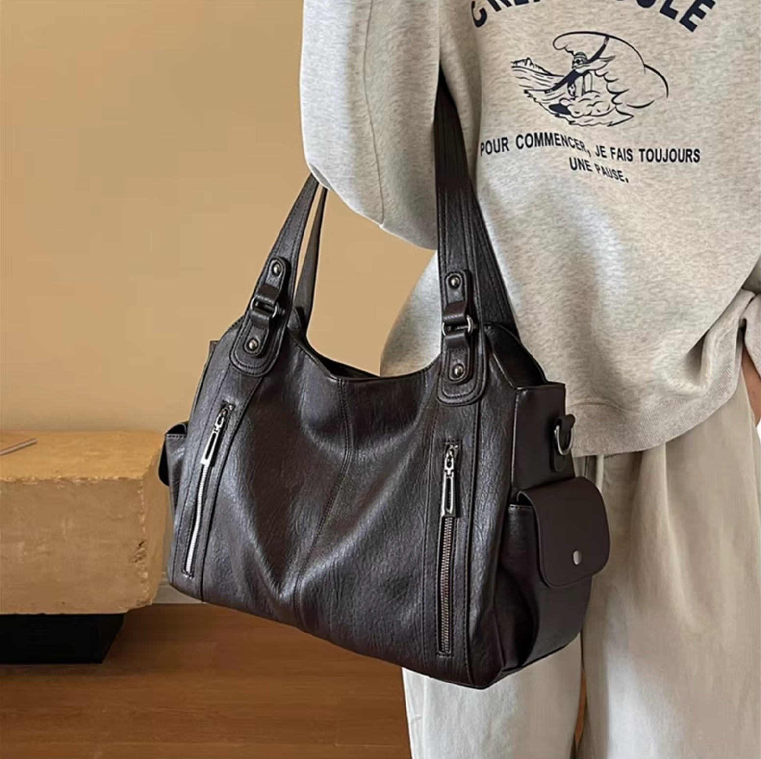 Prosper - Sac à Bandoulière en Cuir