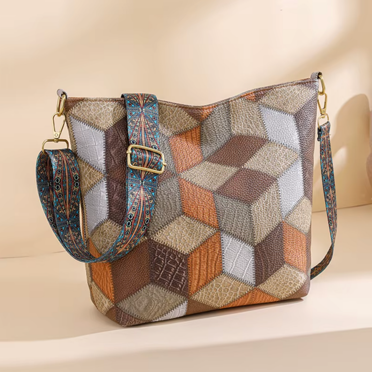 Alaia - Elegant Håndlavet Læder Crossbody Taske