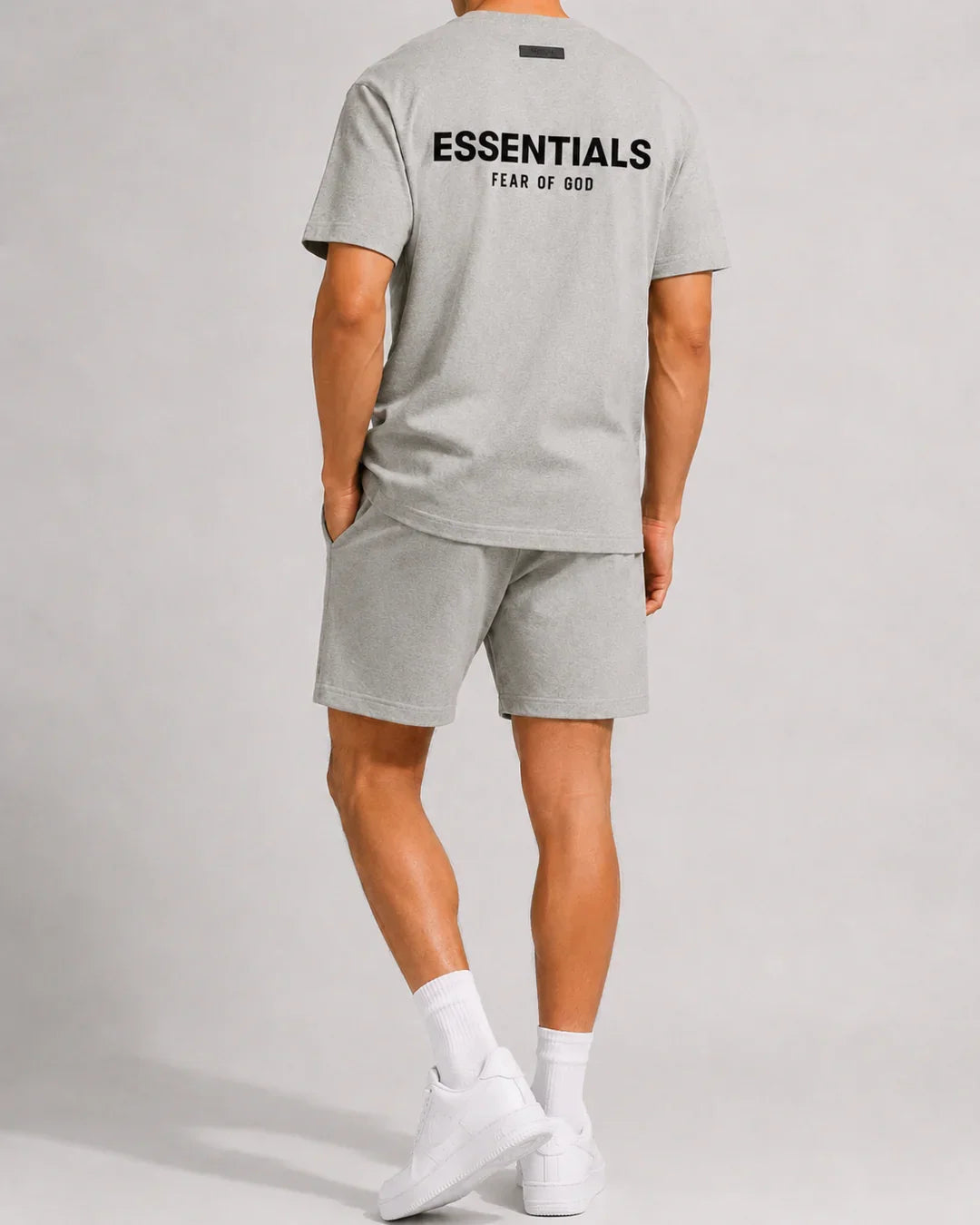 Essam - Conjunto Casual Camiseta y Shorts de Algodón