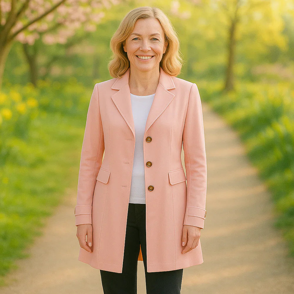 Elisenda - Klasický Esenciální Středně Dlouhý Trenchcoat