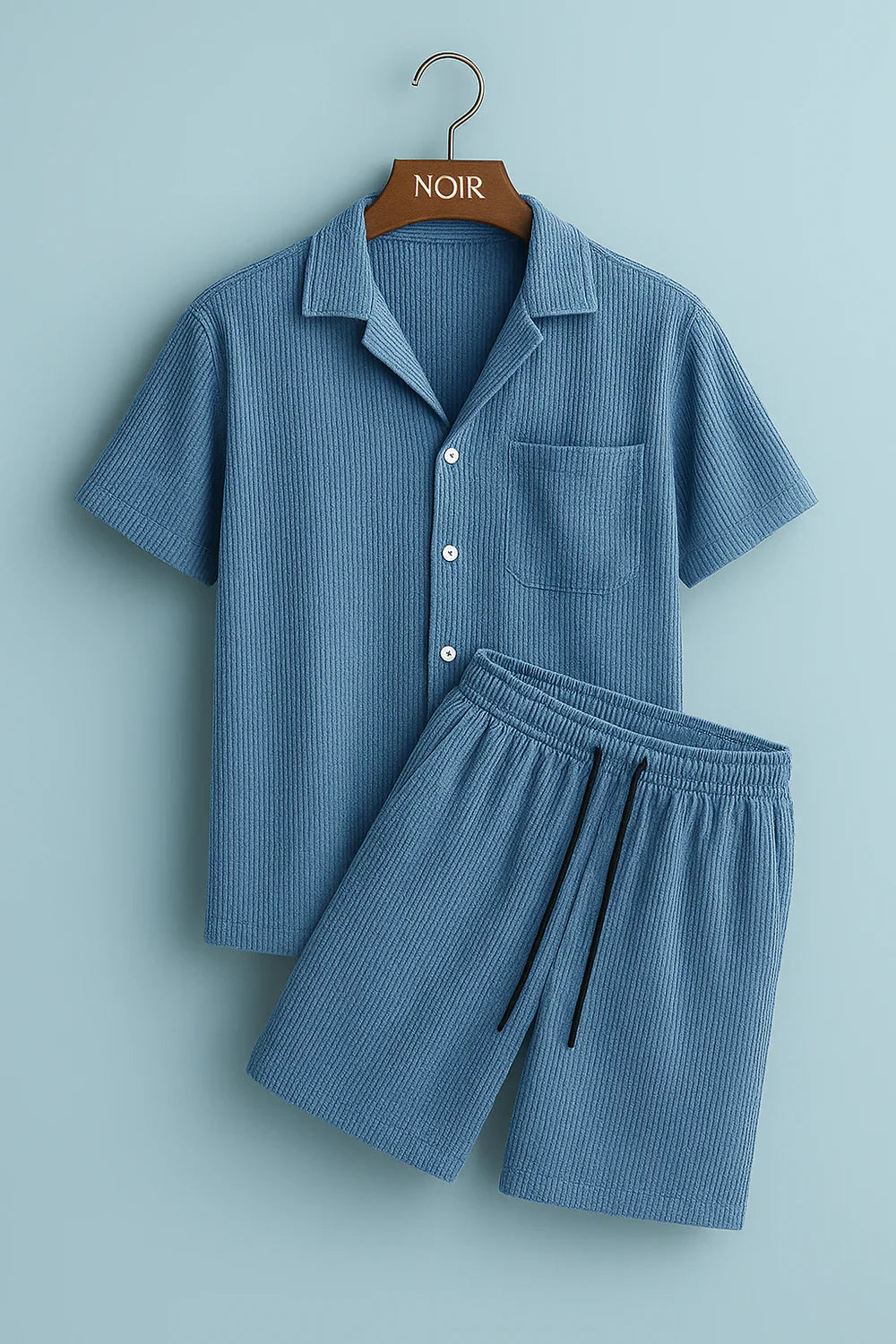 Eugen - Økologisk Bomulds Skjorte & Shorts Sæt