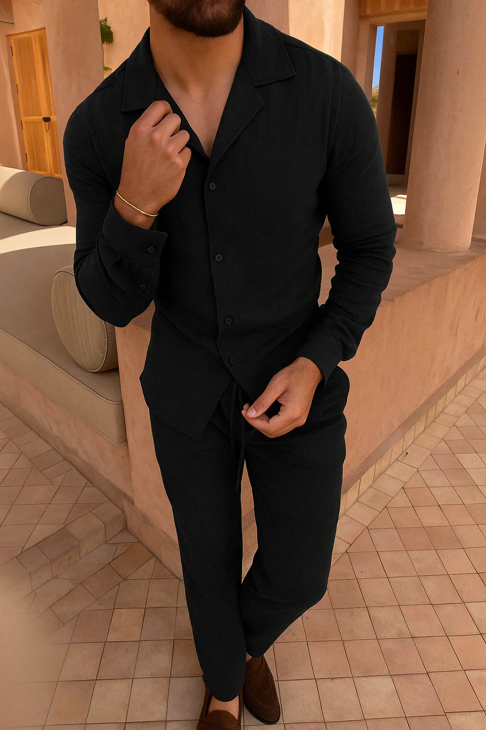 Esteban - Prémiový Priedušný Ľanový Set