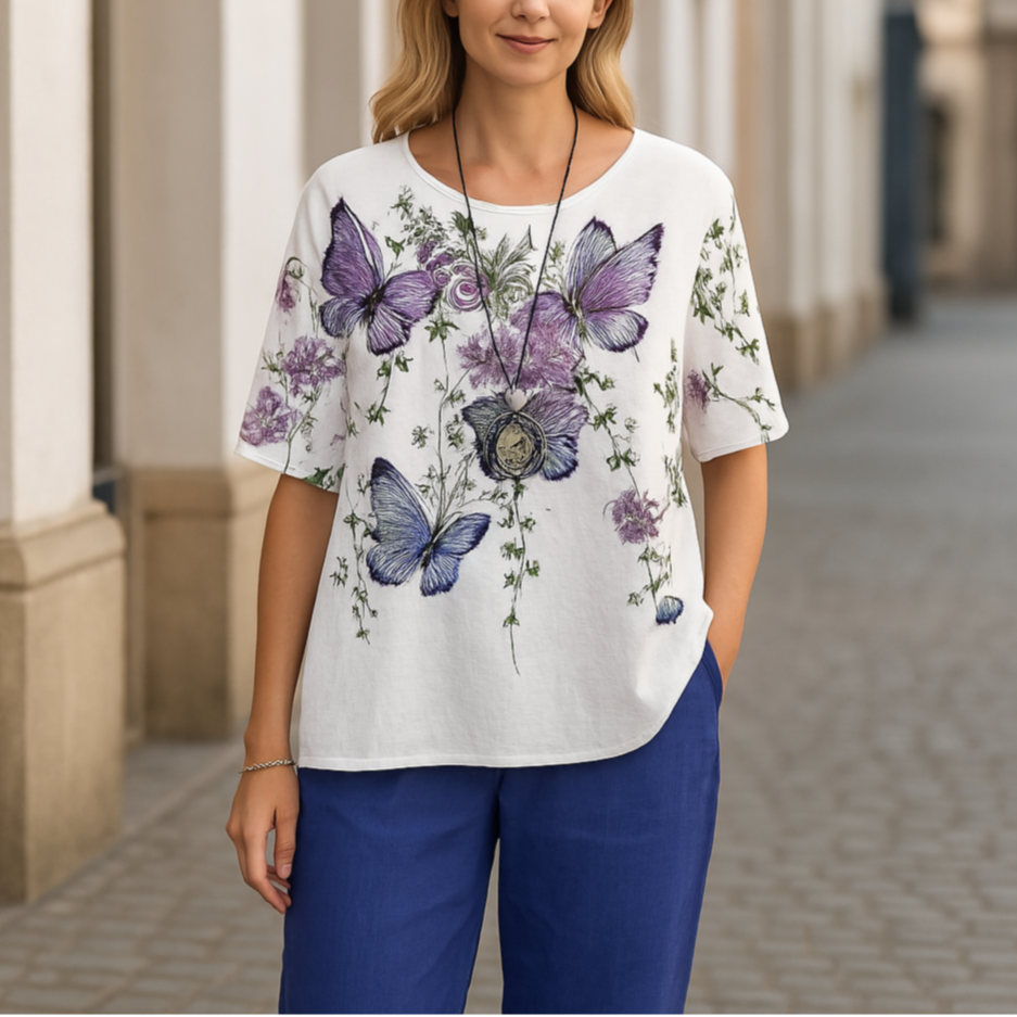 Julie - Elegantný a Pohodlný ľanový Kostým