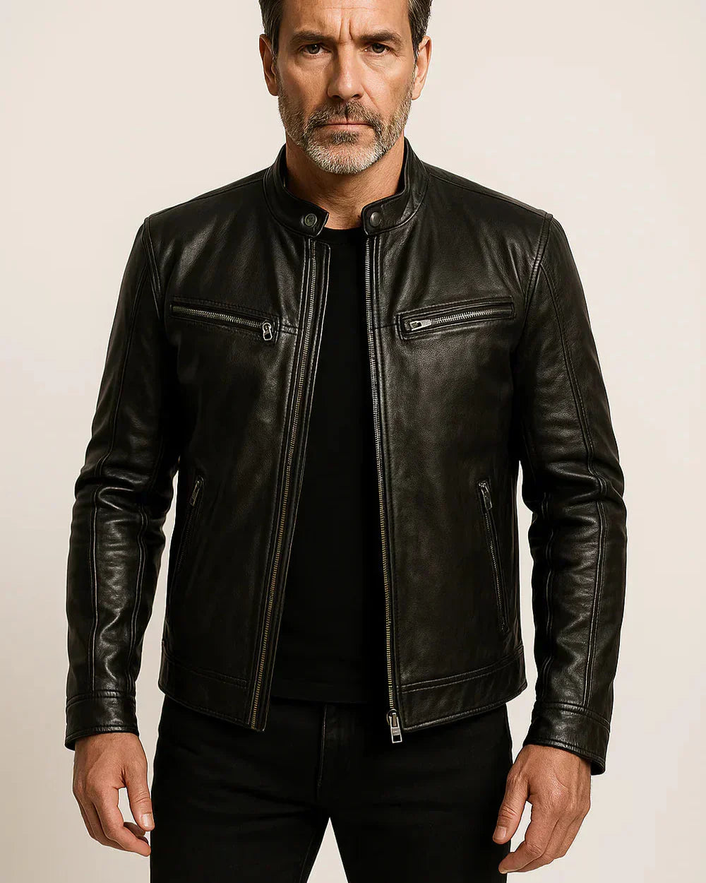 Edmond - Timeless Leather Jacket