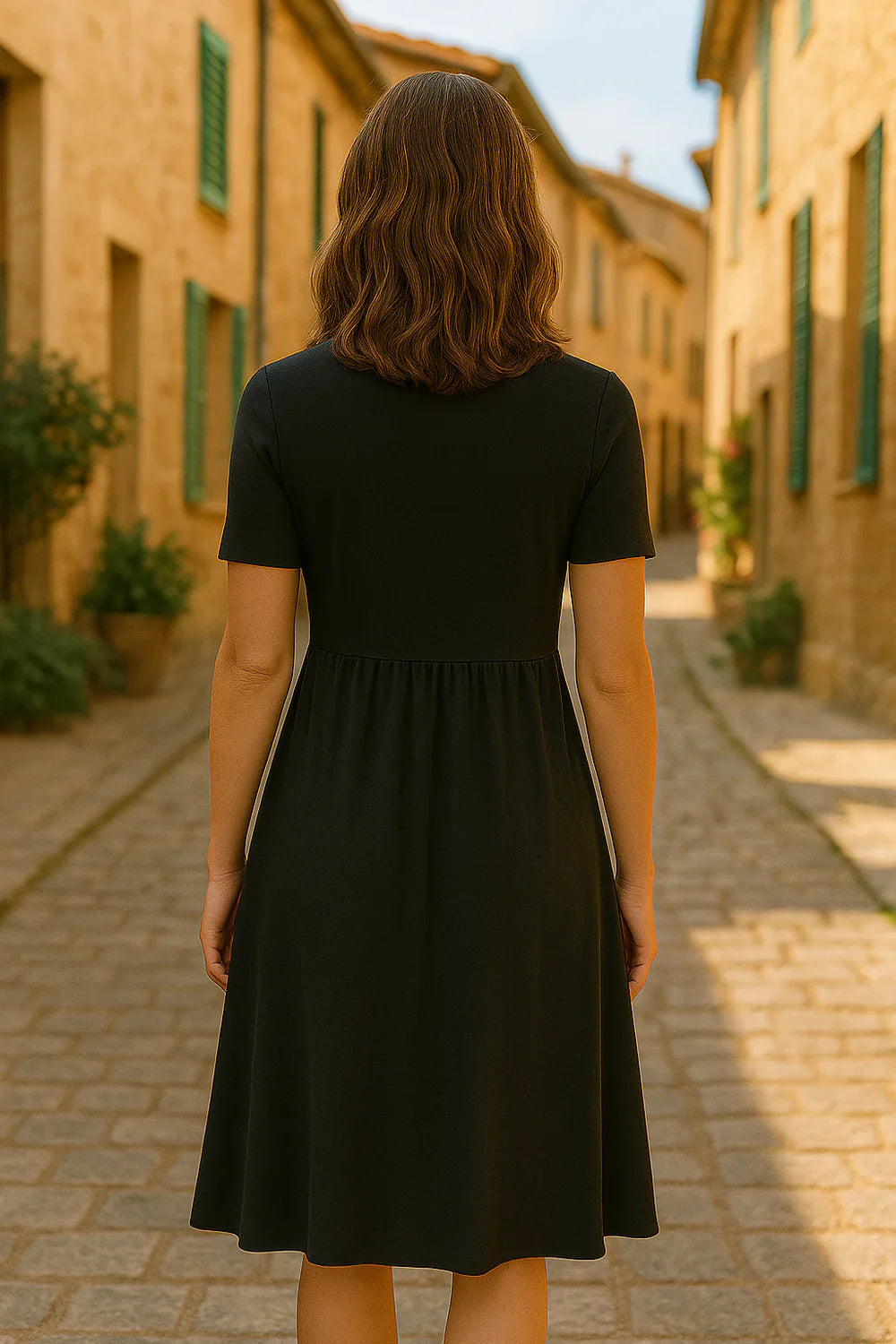 Velia - Lichotivé Žensky Rozšírené Šaty