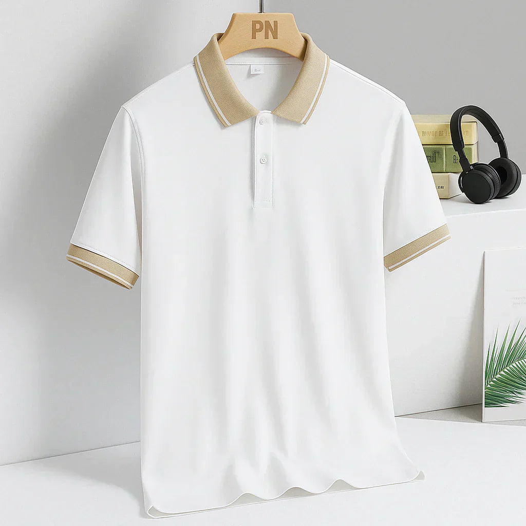 Celian - Lussuosa Polo con Dettagli Dorati